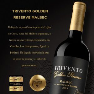 Trivento Golden Reserve Malbec 2023 - Preventa 95 Puntos